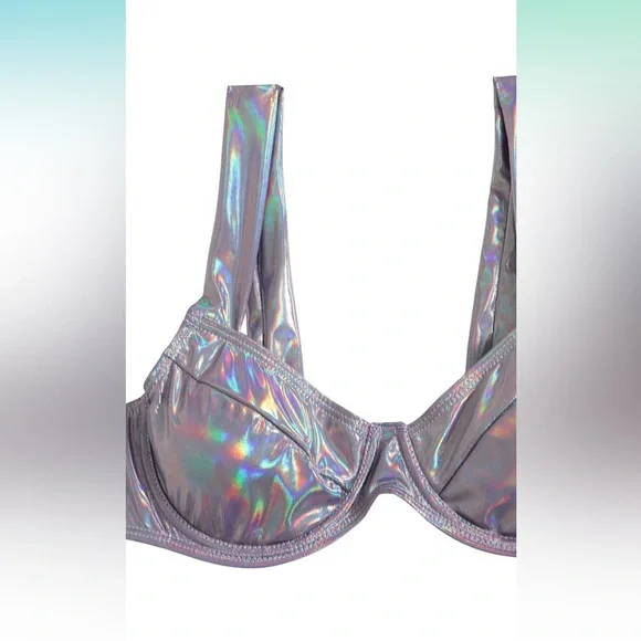 Silver metallic bikini - Picture 3 of 8